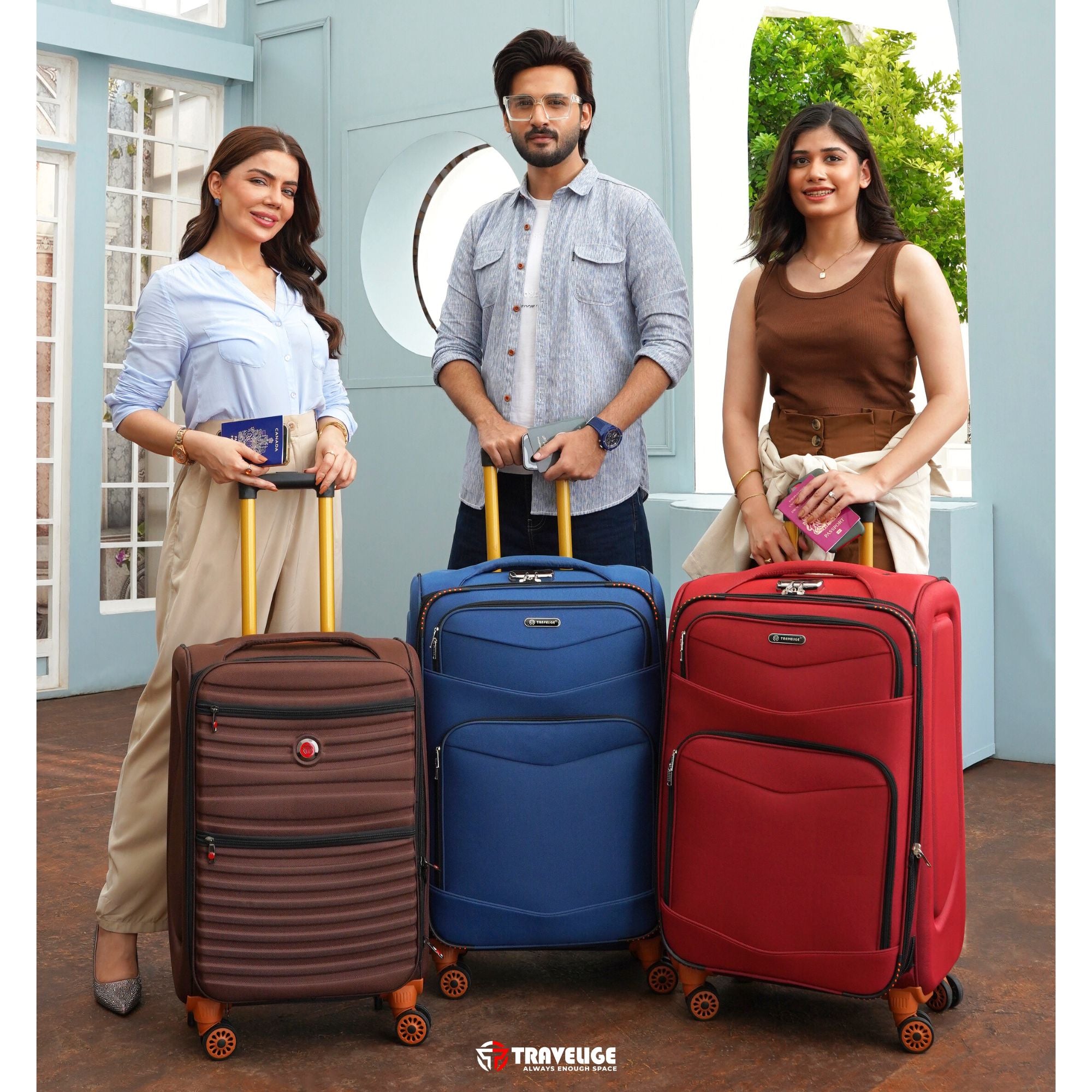 ELITE EXPLORER Luggage (Burgundy)