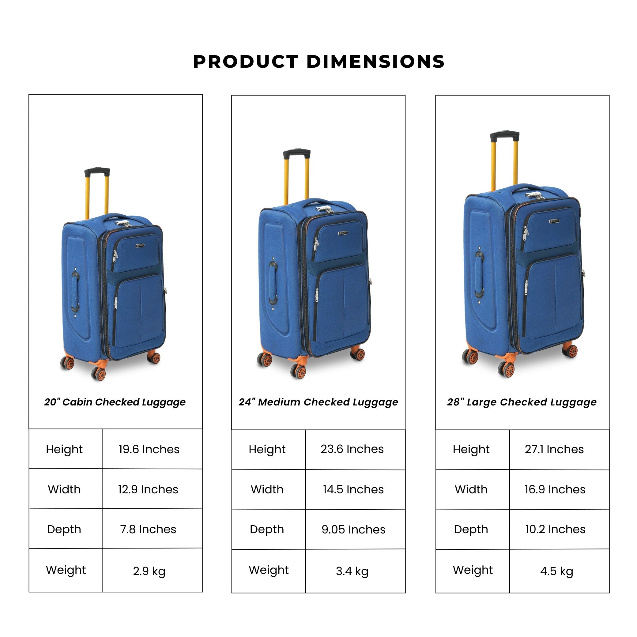 JOURNEY MATE Luggage (Blue)