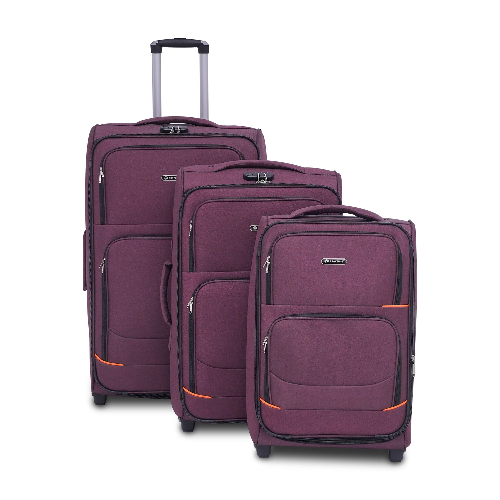 METRO CRUISER (3Pc Luggage Set) Magenta