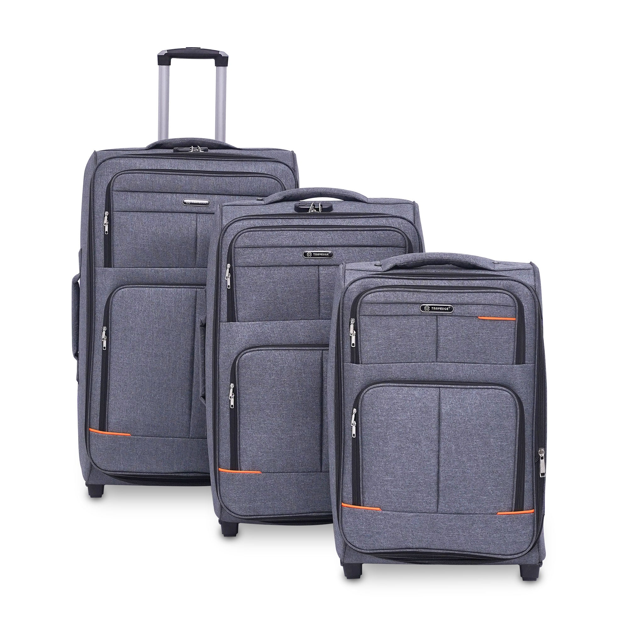 URBAN ROLL (3Pc Luggage Set) Grey