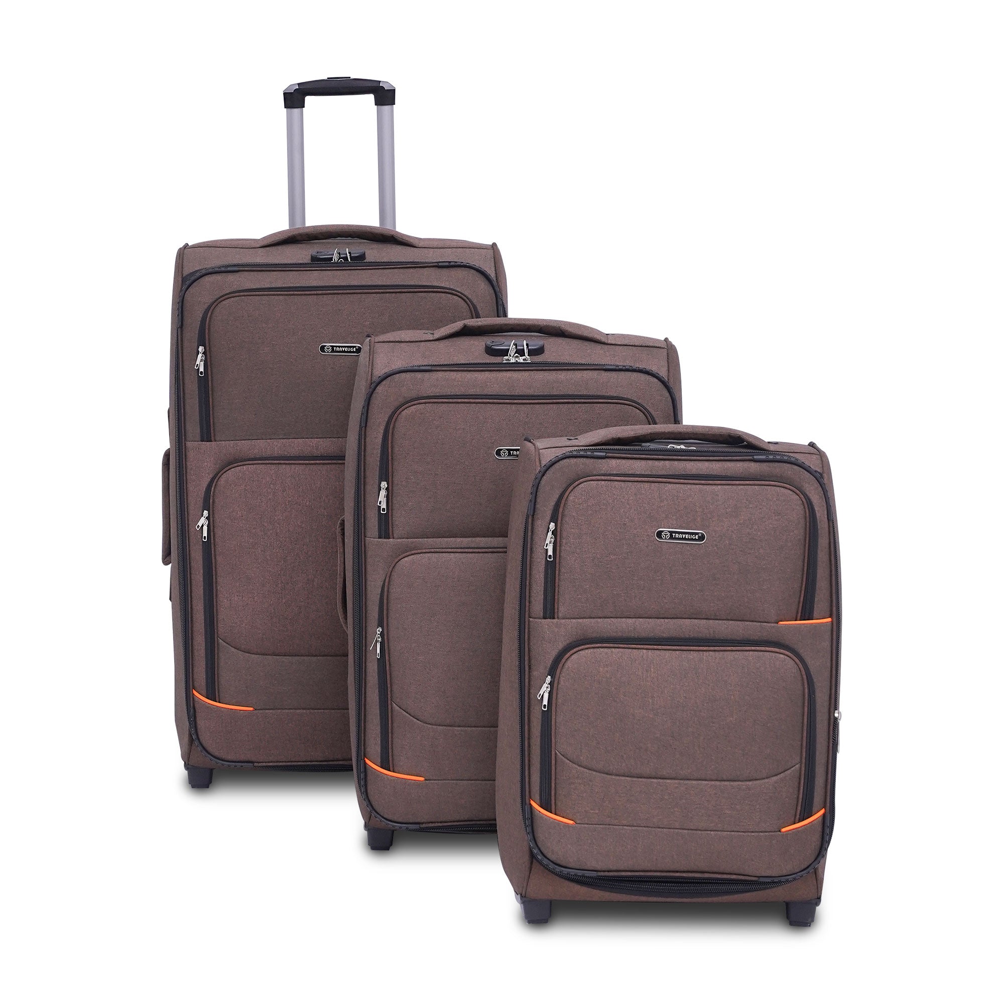 METRO CRUISER (3Pc Luggage Set) Brown