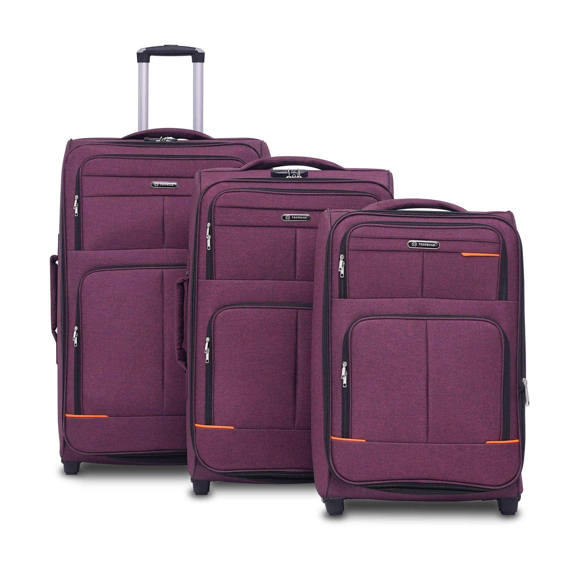 URBAN ROLL (3Pc Luggage Set) Magenta
