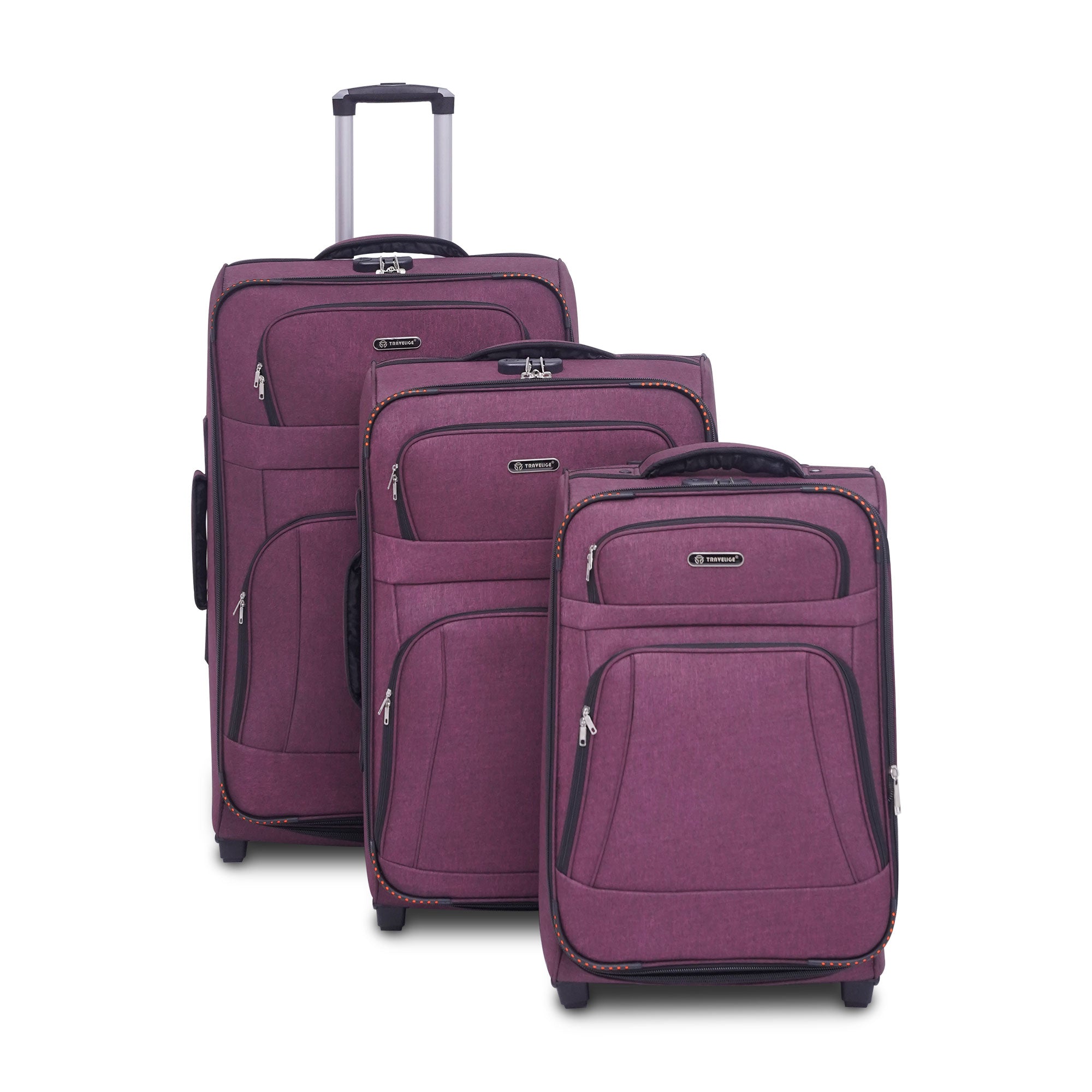 LITE TRAVELER (3Pc Luggage Set) Magenta