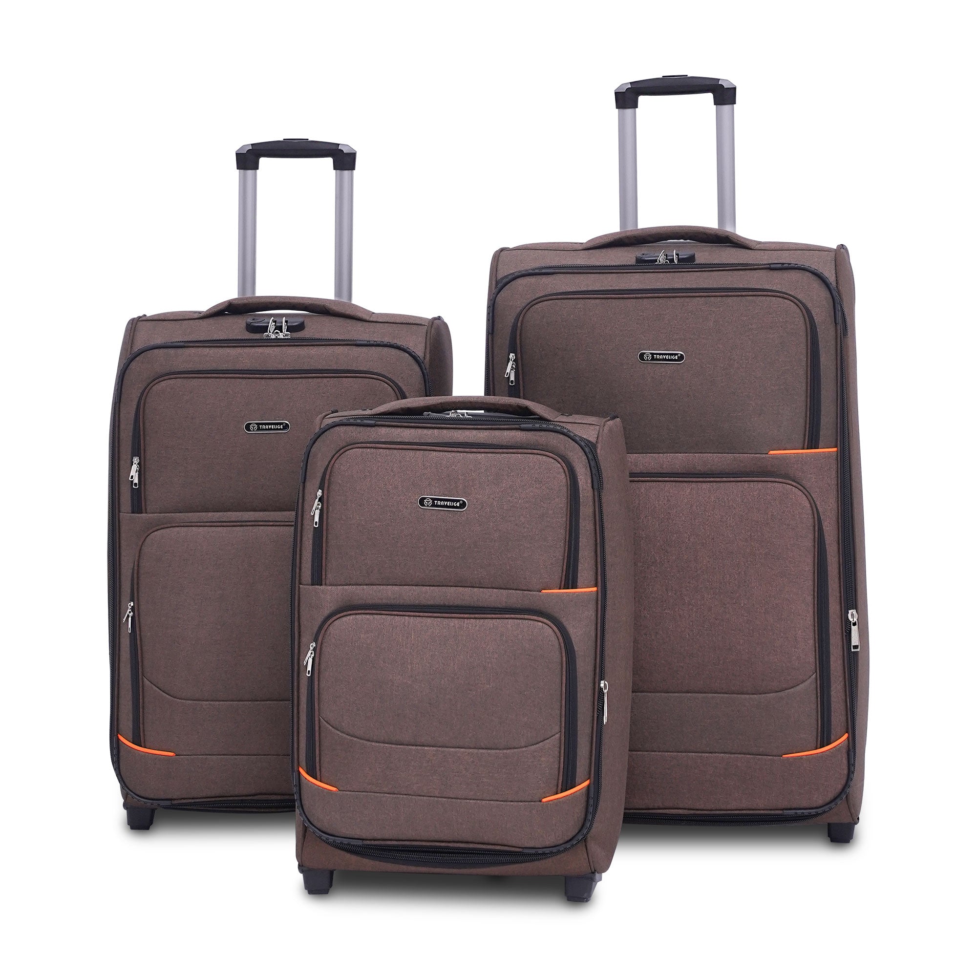 METRO CRUISER (3Pc Luggage Set) Brown
