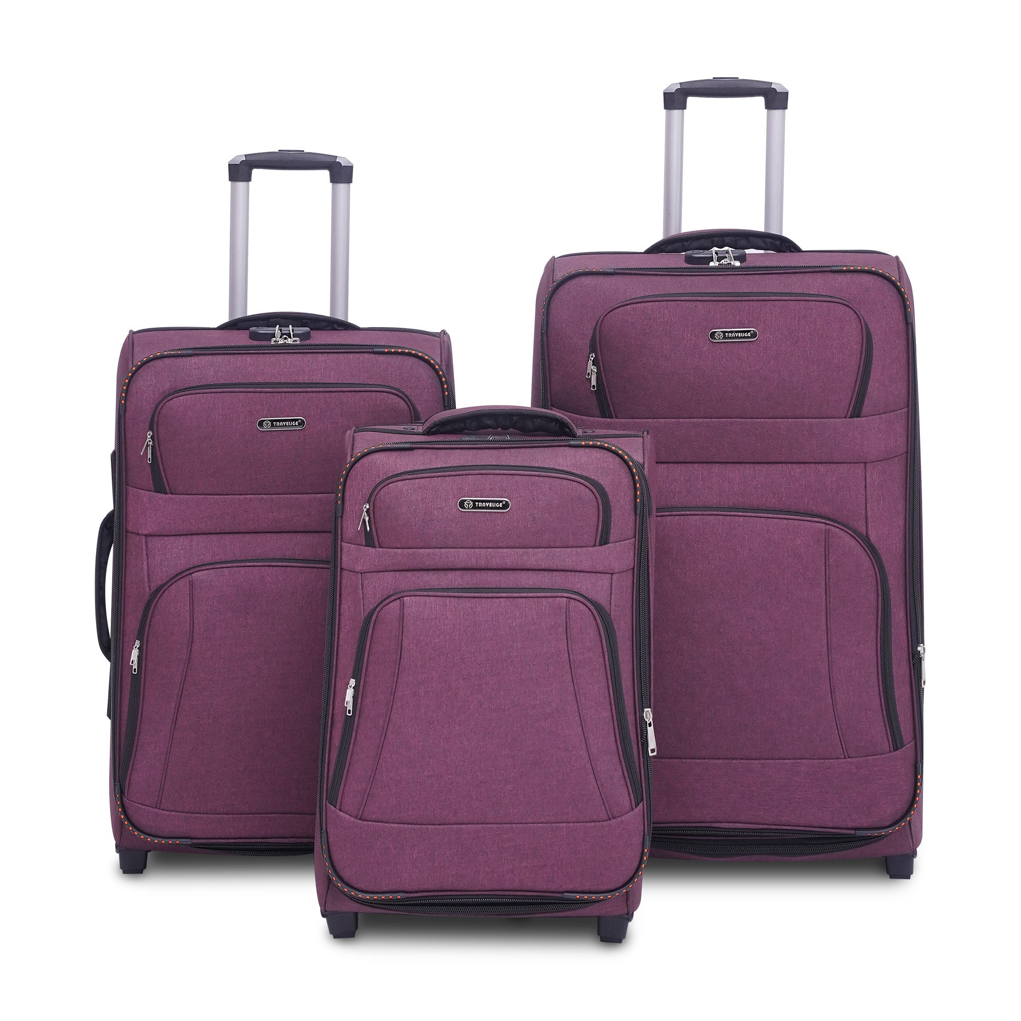 LITE TRAVELER (3Pc Luggage Set) Magenta