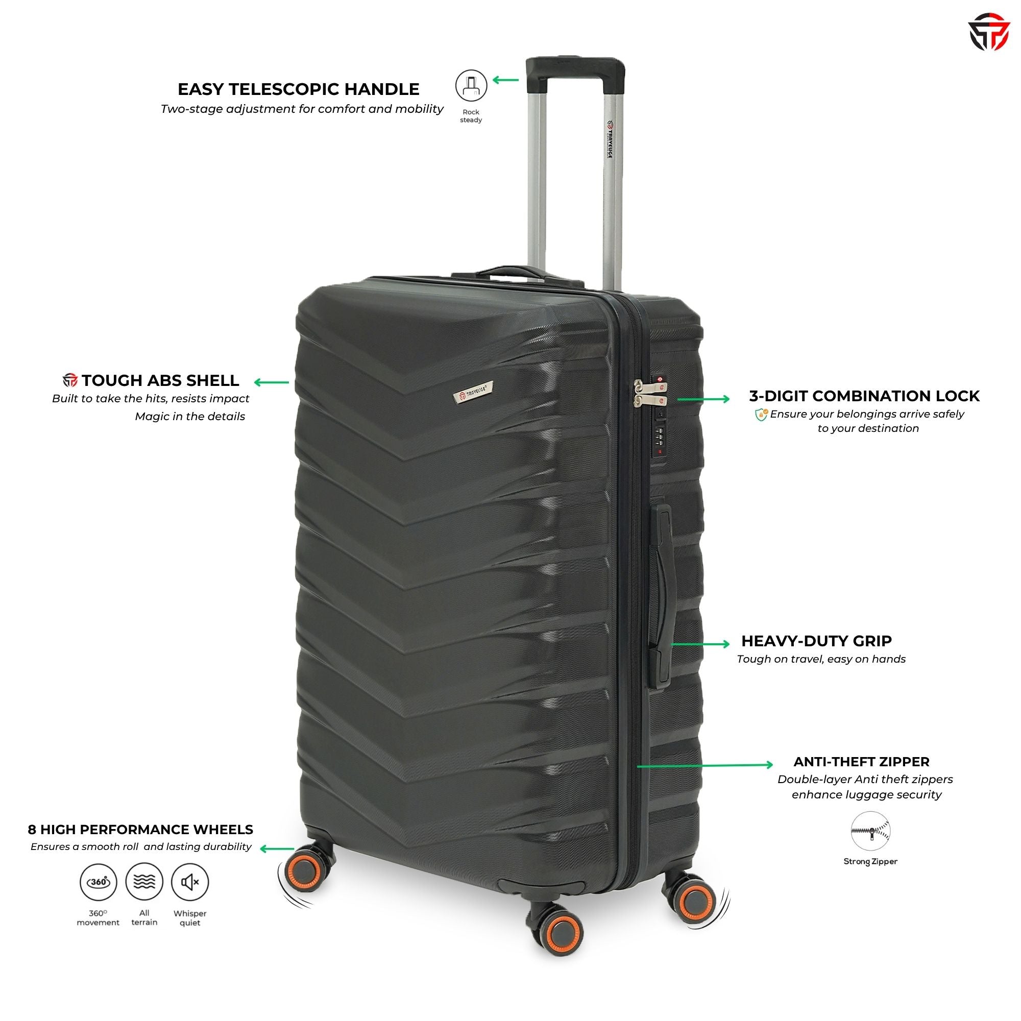 AEROPACK Luggage (Attitude Black)