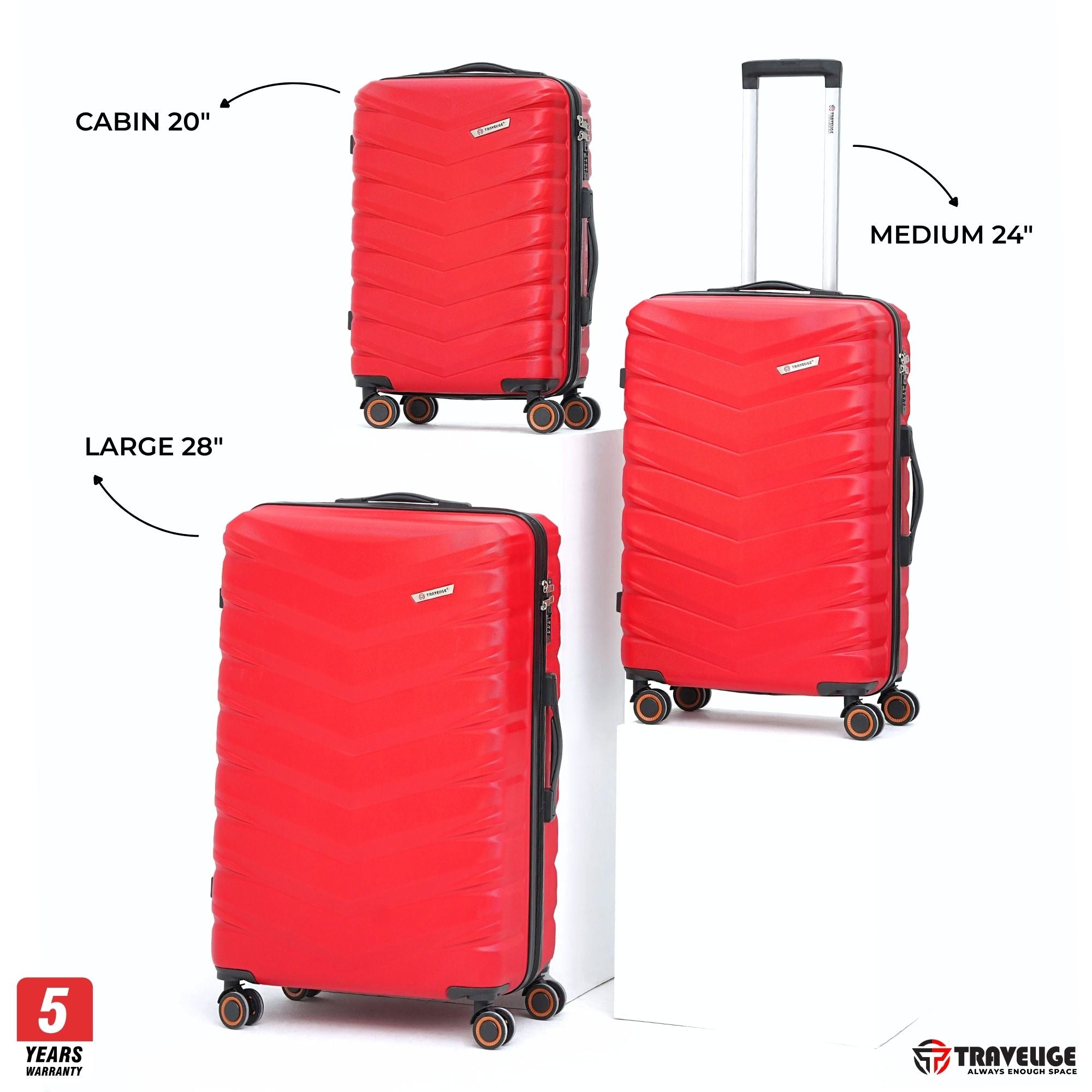 AEROPACK Luggage (Cherry Red)