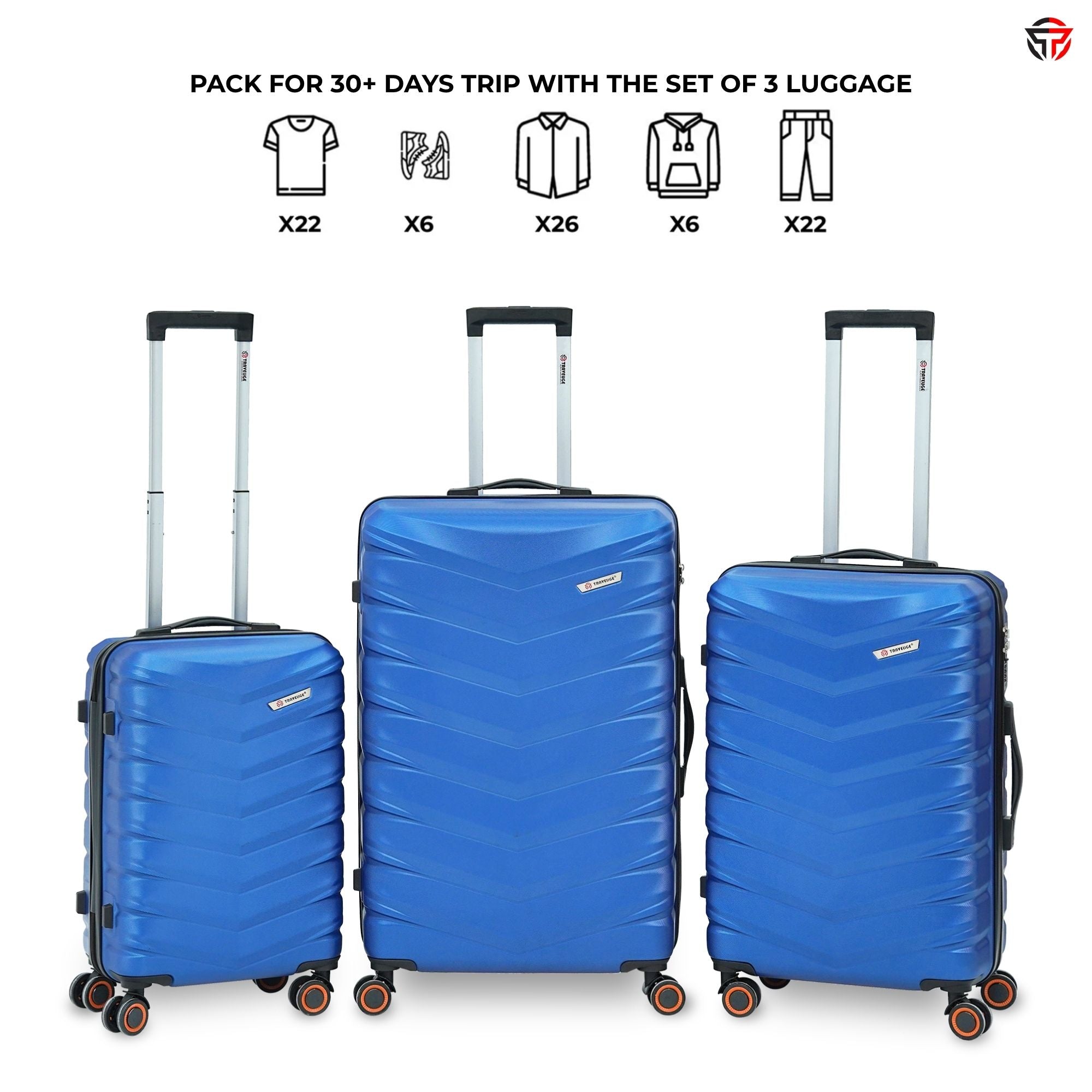 AEROPACK Luggage (Electric Blue)