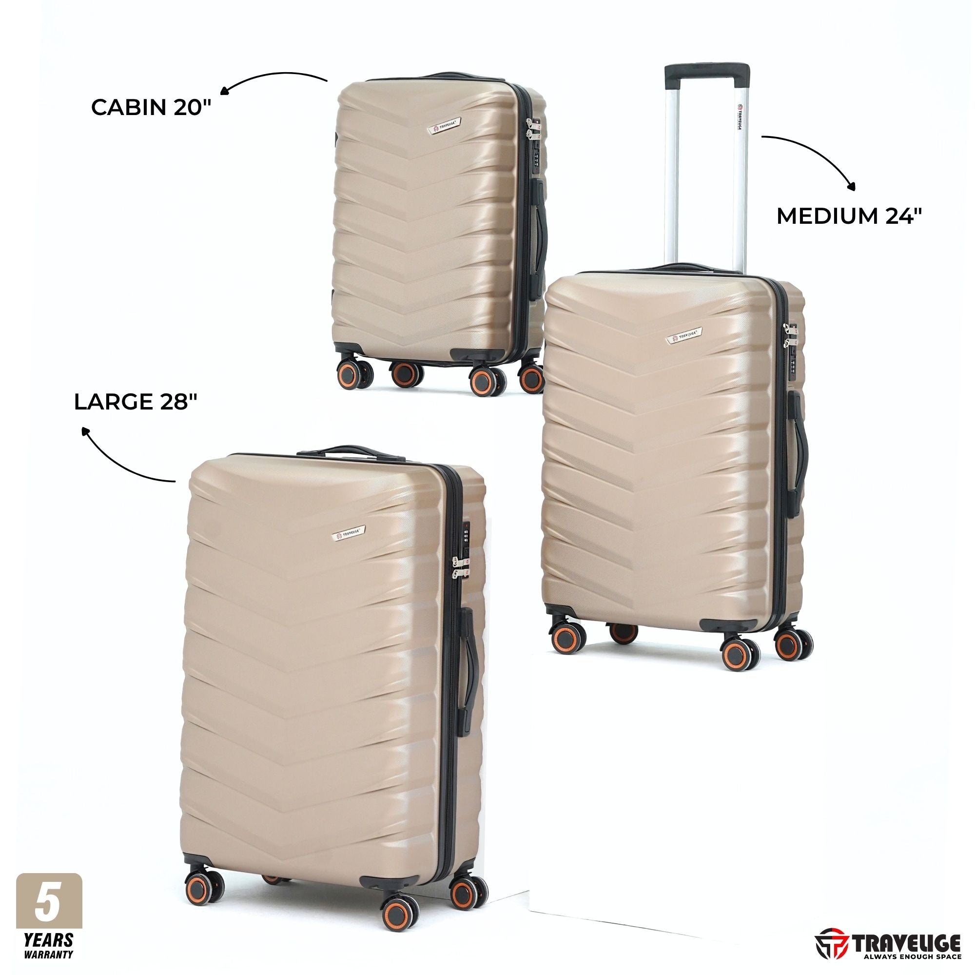 AEROPACK Luggage (Gold)