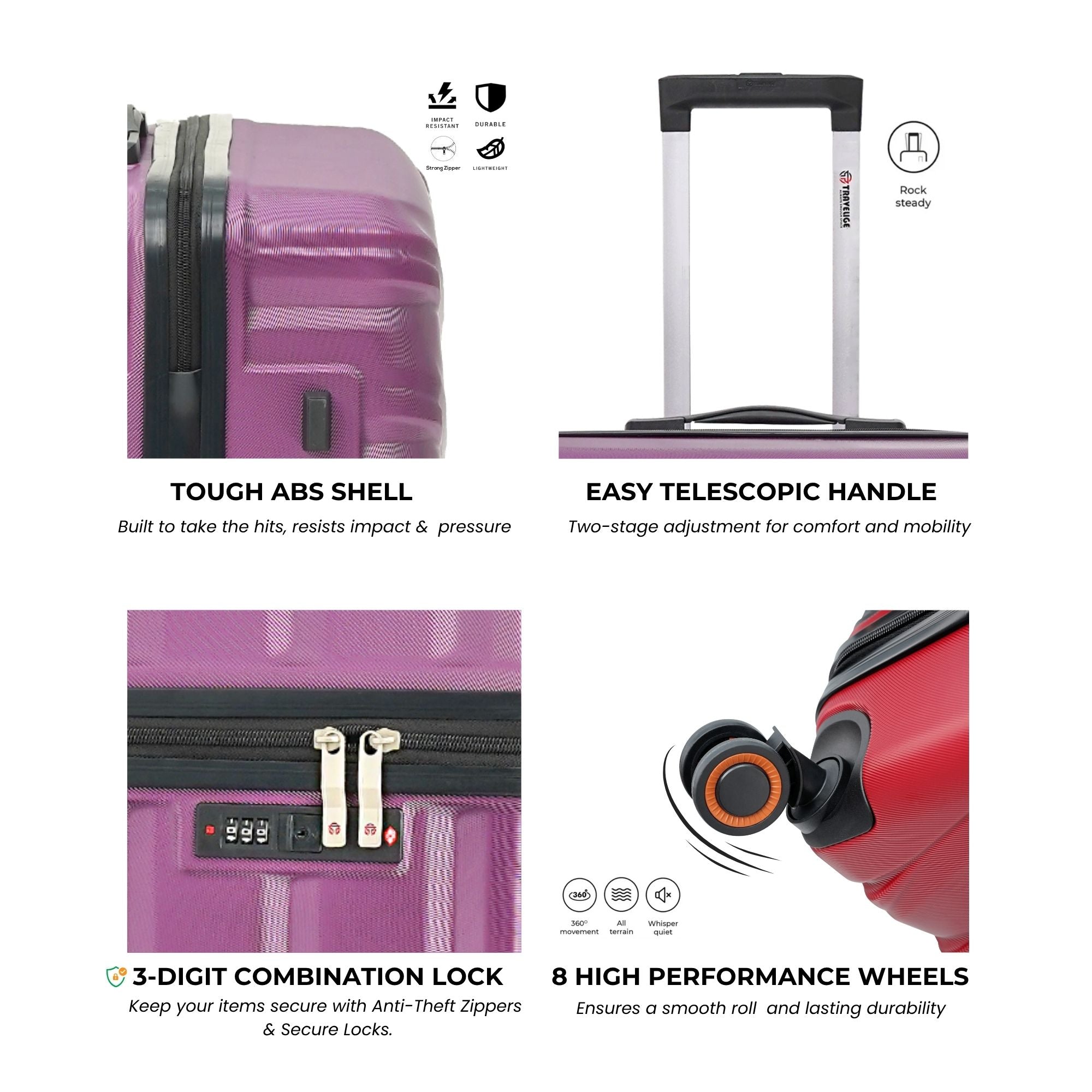 AEROPACK Luggage (Plum)