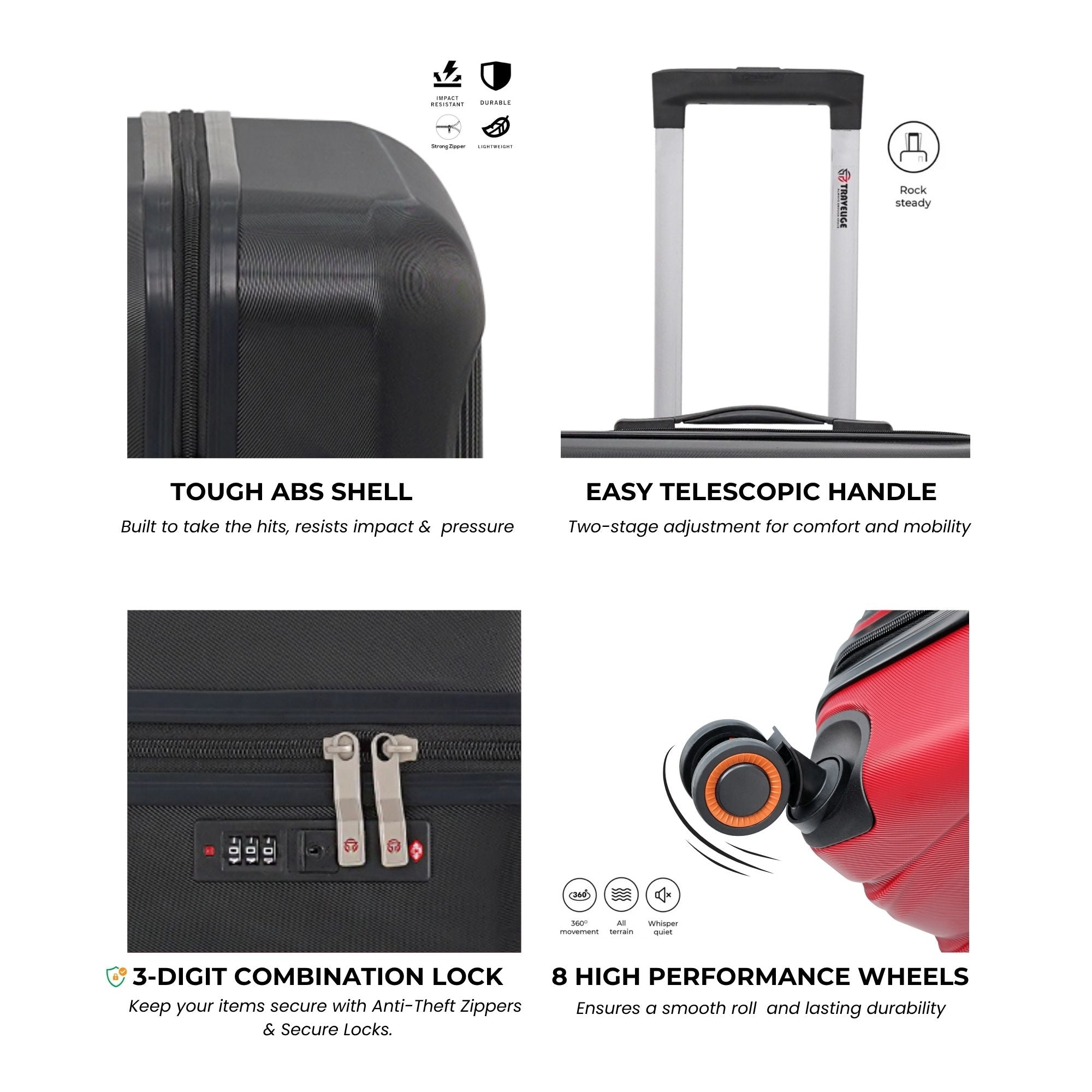 ARMORSHELL Luggage (Attitude Black)
