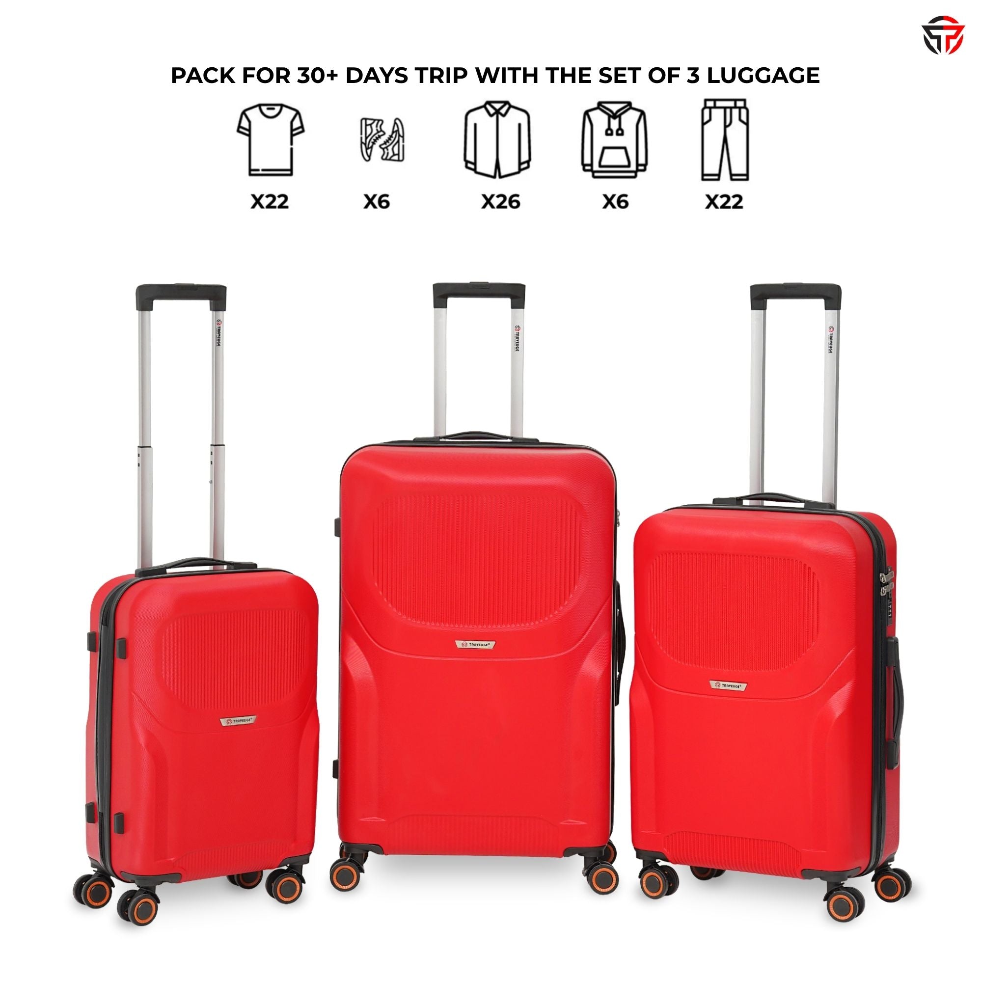 ARMORSHELL Luggage (CherryRed)