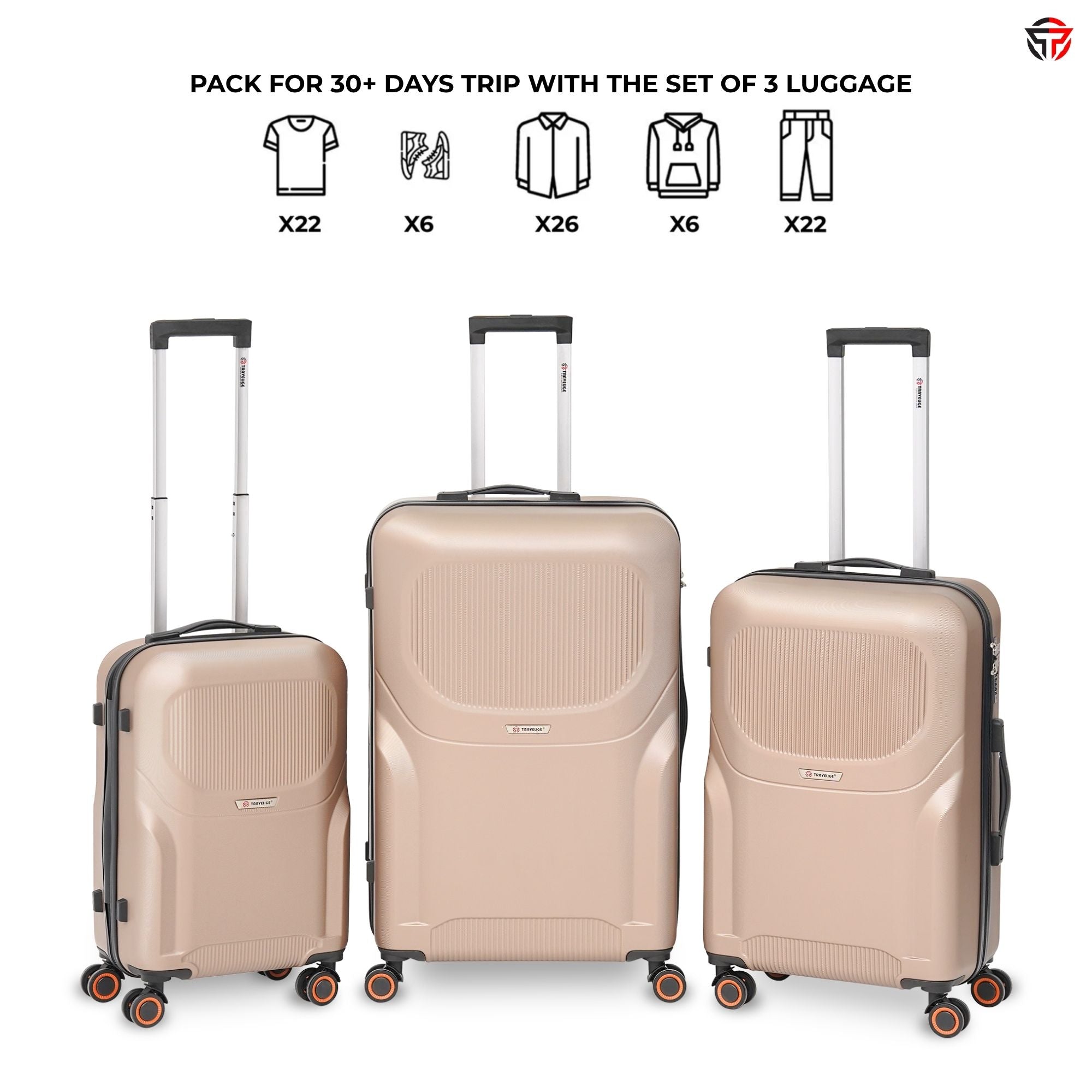 ARMORSHELL Luggage (Gold)