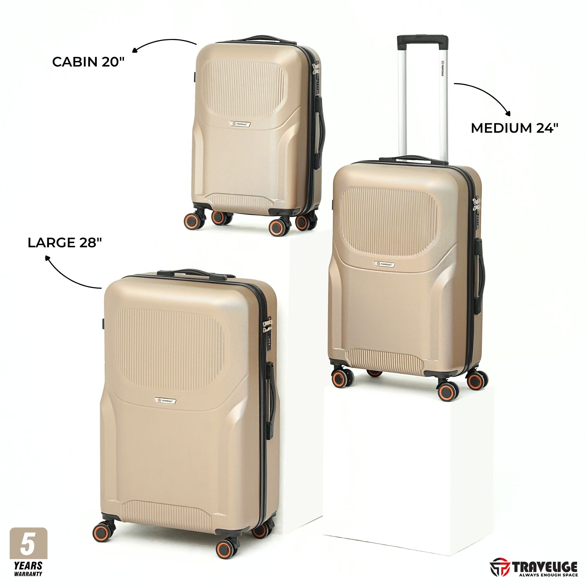 ARMORSHELL Luggage (Gold)