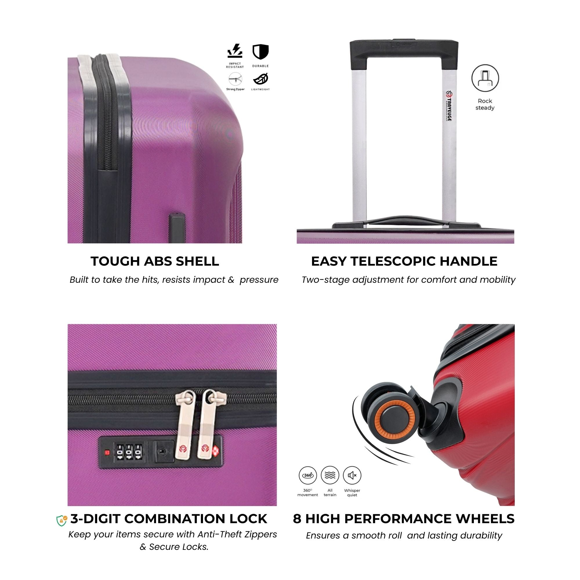 ARMORSHELL Luggage (Plum)