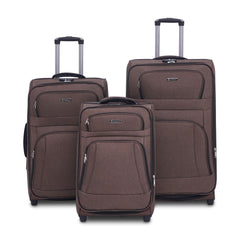 LITE TRAVELER (3Pc Luggage Set) Brown