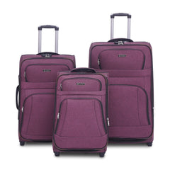 LITE TRAVELER (3Pc Luggage Set) Magenta