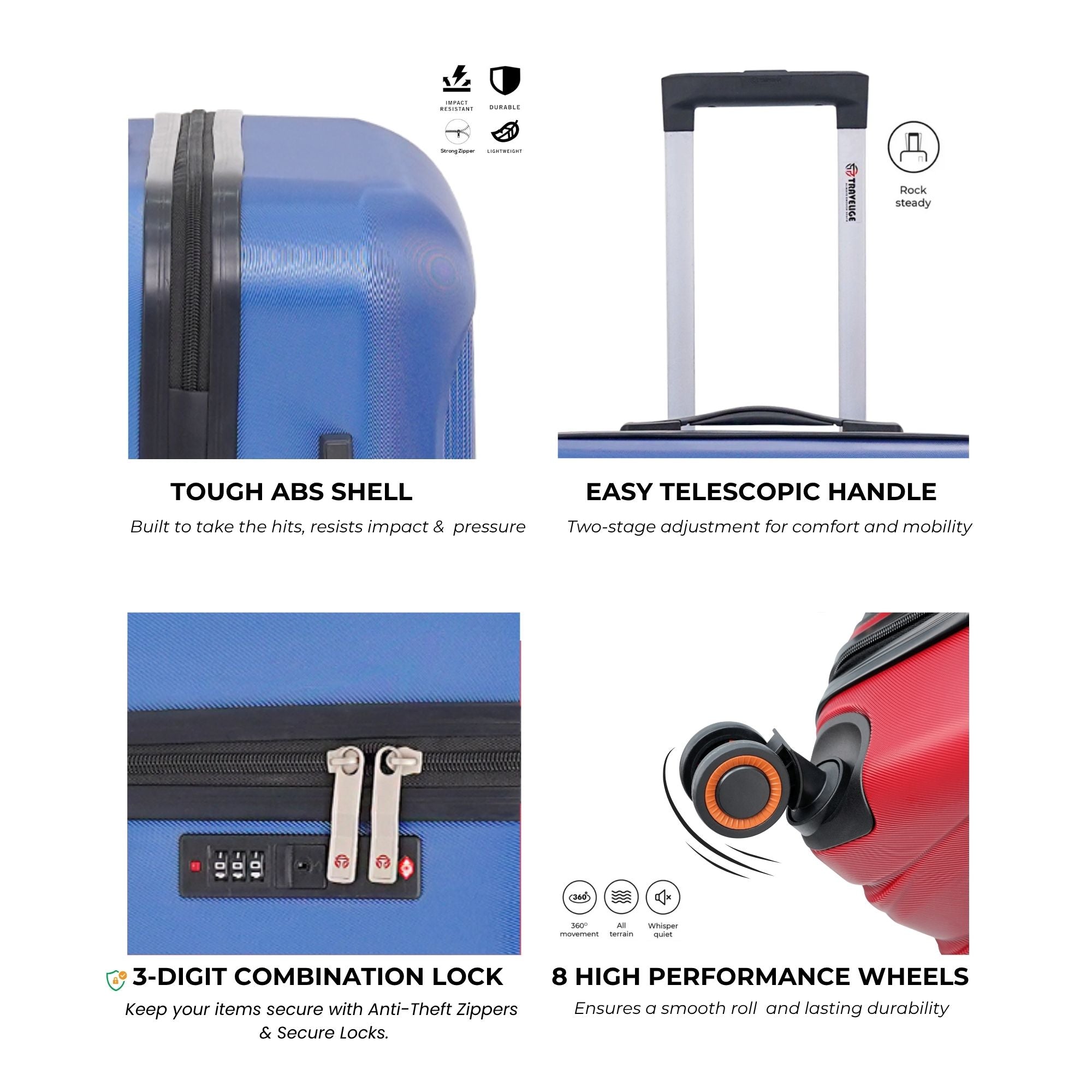 ARMORSHELL Luggage (Electric Blue)
